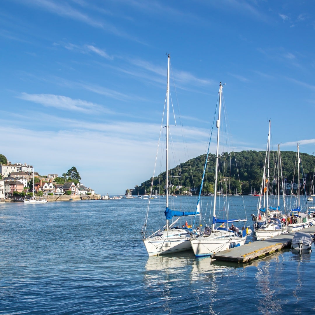The beautiful town of Dartmouth where Flapjackery will be opening a new shop