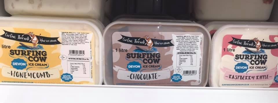 Surfing Cow Ice Cream